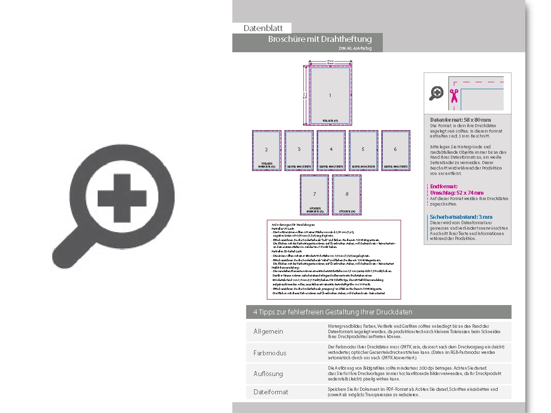Product Bild brosch__re_mit_drahtheftung__endformat_din_a8__120-seitig