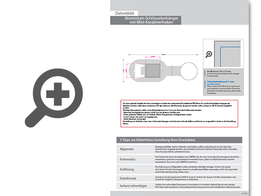 Product Bild aluminium-schl__sselanh__nger_mit_mini-karabinerhaken_und_einseitiger_lasergravur