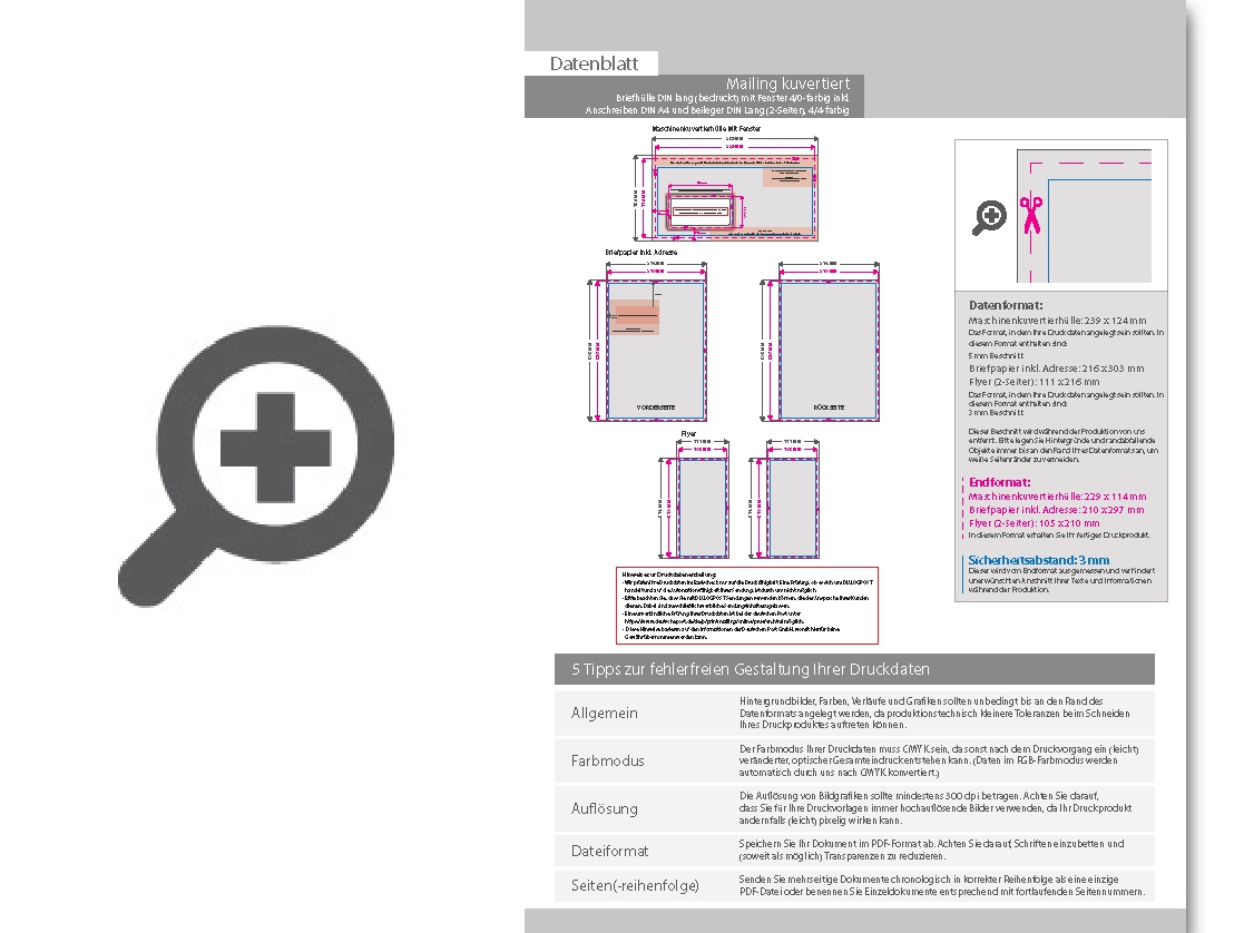 Product Bild briefh__lle_din_lang_(4_0-farbig_bedruckt)_mit_fenster_inkl__anschreiben_din_a4_und_beileger_din_lang_(2-seiter)